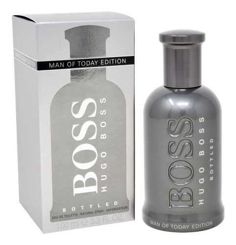 perfume hugo boss plateado