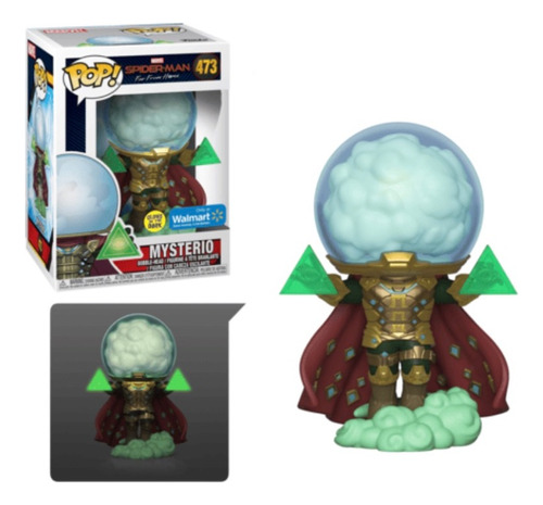 Funko Pop! #473 Mysterio Glows In The Dark Only At Walmart