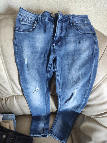 Pantalón Jeans Talla 12 Marca Pit Bull Importado 