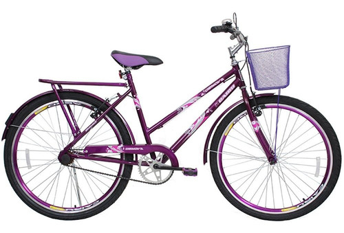 Bicicleta Cairu Aro 26 Cesta Feminino Personal Genova 311010
