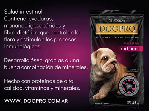 Imagen 4 de 8 de Alimento Premium Dogpro Perros Cachorros 8kg Todas Las Razas