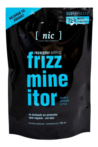 Nic Frizz Mineitor Refill Tratamiento Reparador Antifrizz 6c
