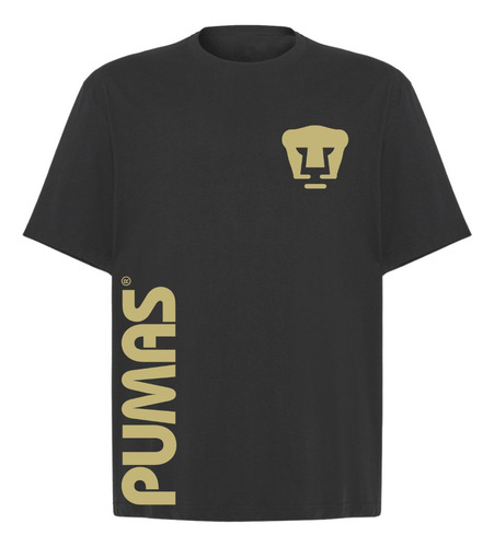 Jersey Playera Oversize Pumas Unam Hombre Retro Dorado Vinil