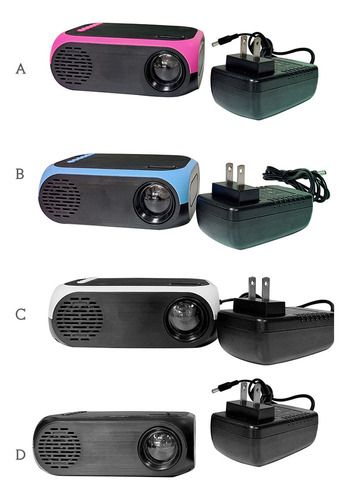 Proyector Led Recargable Por Usb Con Resolución De 1080p