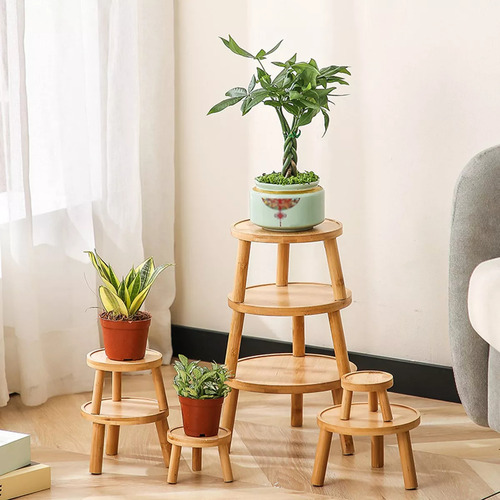 Soporte De Madera Para Plantas, Mesa, Maceta, Hogar