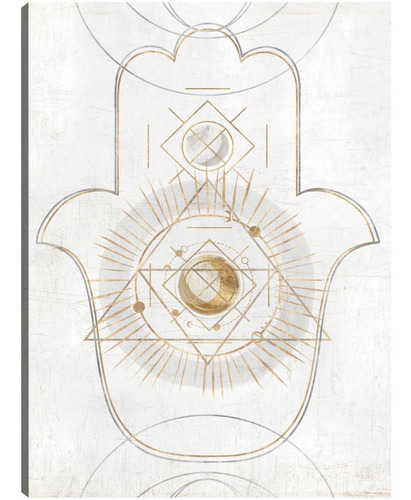 Cuadro Decorativo - Oro Hamsa Ii