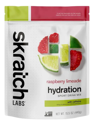 Electrolitos Running Skratch Bolsa Drink Mix Raspberry Limea