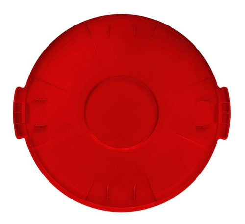Tapa Ciega Para Contenedor Toff 120l Color Rojo
