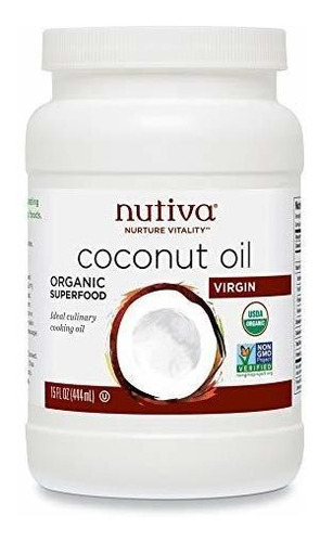 Nutiva Organic Coldpressed Aceite De Coco Virgen Sin Refinar