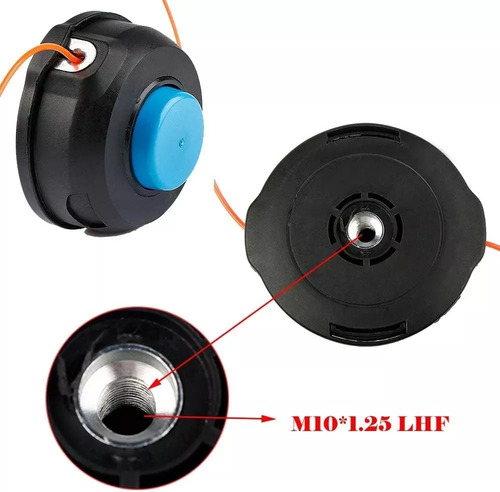 Cabezal Trimer Porta De Nylon Orilladora Para Husqvarna T25 122ld 125l 125ldx 125r 125rj 128l 128ldx 128r 129rj 131r 133r 223l 223r 224l 226r 233rj 323l 323ld 323r 323r-ii 323rj 324 Ldx