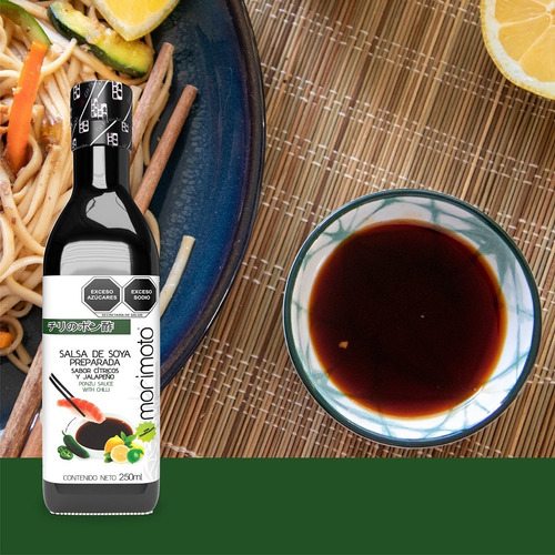Imagen 6 de 6 de Salsa Soya Preparada Con Cítricos Y Jalapeño (ponzu) 250ml