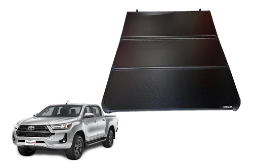 Tapa Batea Triptica Toyota Hilux 2012-2021 Doble Cabina