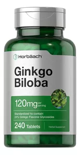Ginkgo Biloba 120 Mg 240 Tabletas Horbaach