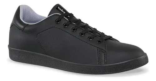 Tenis negro best sale hombre