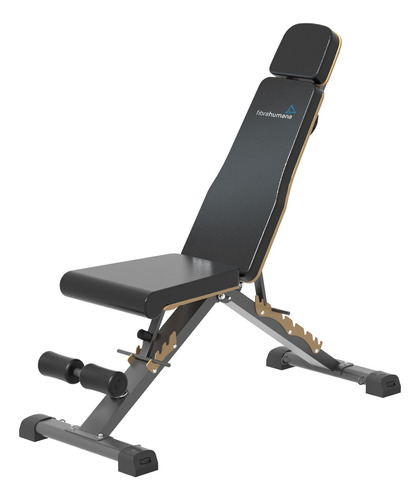 Banco Gimnasio Multiangular Asiento Respaldo Regulable Pesas