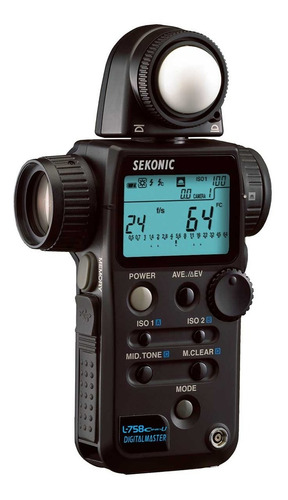Fotômetro Sekonic L-758 Cine - Canon Nikon Sony