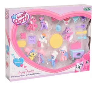 Muñecos The Sweet Pony Pony Party Ditoys Mejor Precio