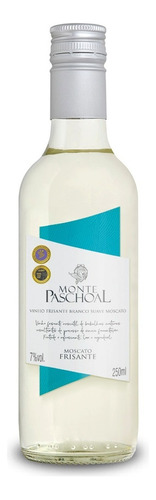 Vinho Frisante Mini Branco Moscatel Monte Paschoal 250 Ml