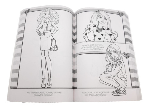 Coleção - Livro 365 Desenhos Para Colorir Barbie - Com Livro Brinde: Fadinhas Mágicas