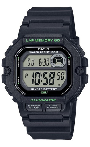 Reloj Casio Digital Ws-1400h-1av Negro