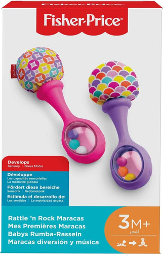 Maracas De Fisher Price Rosa Y Morada 