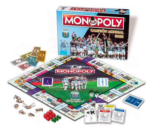 Monopoly Argentina Afa Campeón Mundial 2022 - Toyco