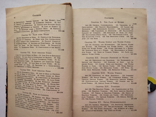 Libro Treatise On Hydraulics Merriman, Mansfield 115o7