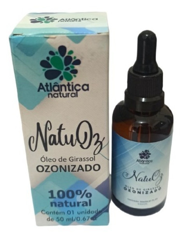  Óleo De Girassol Atlantica Natural Ozonizado Natuoz 50ml