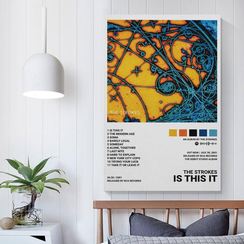 The Strokes Is This It Canvas Poster Wall Decorative Art