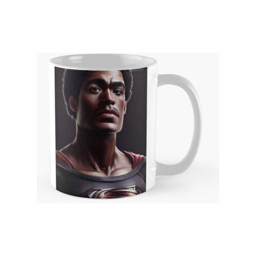 Taza Retrato De Un Superhéroe Africano - Superhéroe Africano