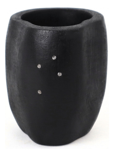 Mate Ranchero Vaca Premium De Algarrobo Original Negro