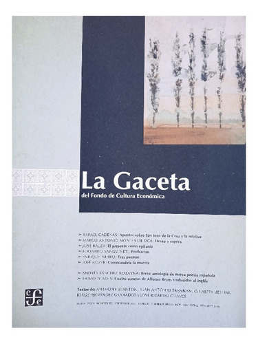 Rafael Cadenas Y José Balza Revista La Gaceta Del Fce