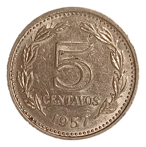 Argentina 5 Centavos 1957 Muy Bueno Cj 271