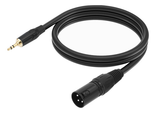 Cable Auxiliar Trs Plug 3.5 A Xlr Macho Balanceado 2 Metros