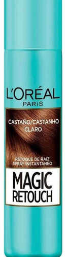  Tintura Loreal Paris Magic Retouch Tono Castaño Claro Tono 4 castaño