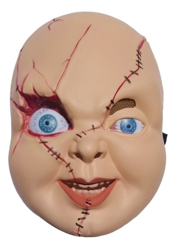Mascara Muñeco Diabolico Chucky Adulto Plastico Duro 