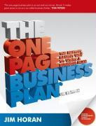 Libro The One Page Business Plan : The Fastest, Easiest W...