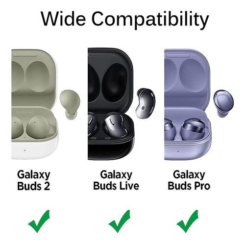 Funda For Auriculares Galaxy Buds 2 Pro Live Transparente