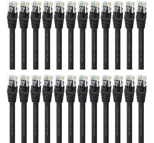 Gearit 24-pack, Cat 6 Cable Ethernet Cat6 Snagless Patch 2 P