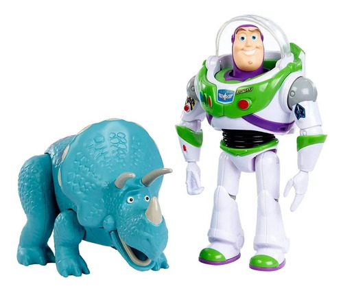 Toy Story Figura Básica Buzz Lightyear E Trixie Mattel