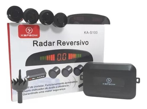 Sensor De Ré Para Carro Kapbom Ka-s100 (0,1m-1,5m)