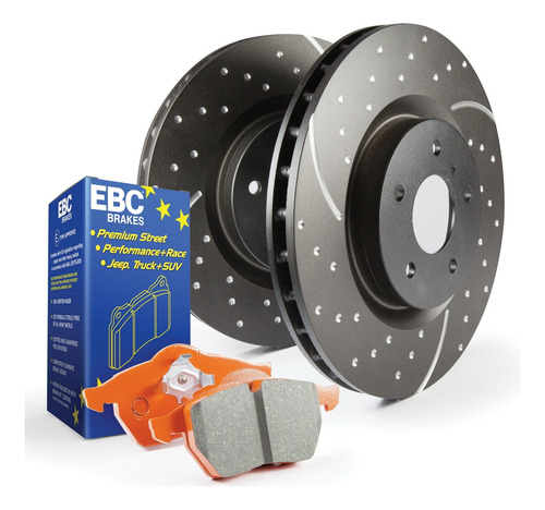 Ebc Kits Freno S8kr1091 S8 Orangestuff Gd Rotor