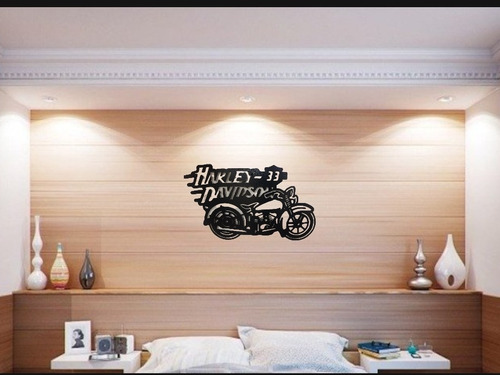 Silueta Decorativa Harley Davidson