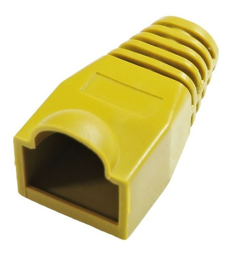 Capa Cover P/ Conector Rj45 Tipo Boot Amarelo Pct C/ 1000 Pç