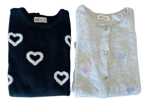 Sweater Saquito H&m X 2 Unid Talle 9/10 - Divinos!!!