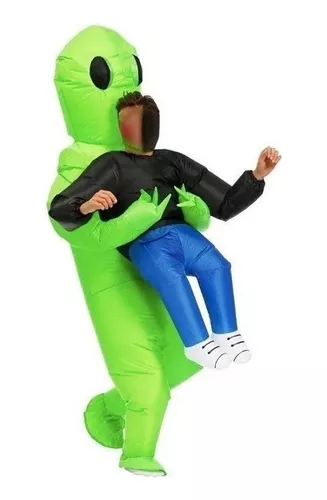 Disfraz Marciano Inflable Alien Et Hombros Adulto 180cm #2