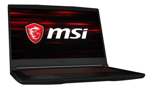 Imagen 2 de 7 de Notebook gamer MSI Thin GF63 negra 15.6", Intel Core i5 9300H 8GB de RAM 256GB SSD, NVIDIA GeForce GTX 1650 1920x1080px Windows 10 Home