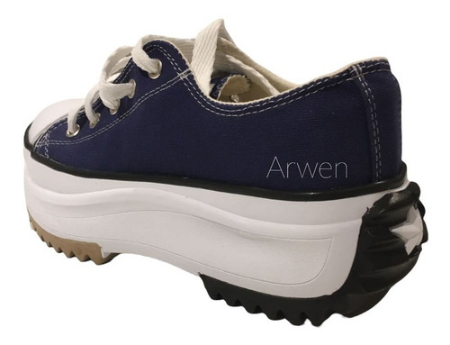 Imagen 4 de 10 de Zapatillas Plataforma Lona Urbanas Venta X Mayor Pack X12 Un