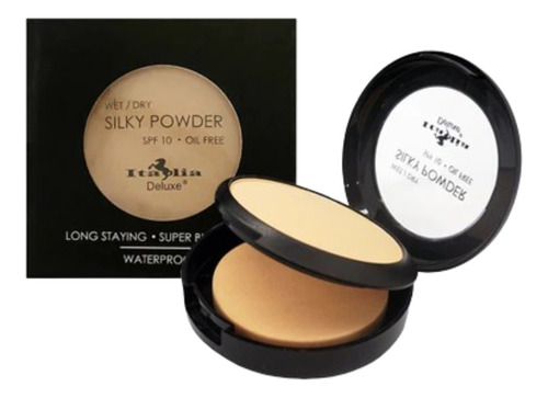 Polvo Compacto Italia Deluxe Silky Powder Maquillaje Polvo