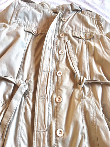Liquido Trench, Piloto Forrado, De Abrigo. Impecable (Usado)